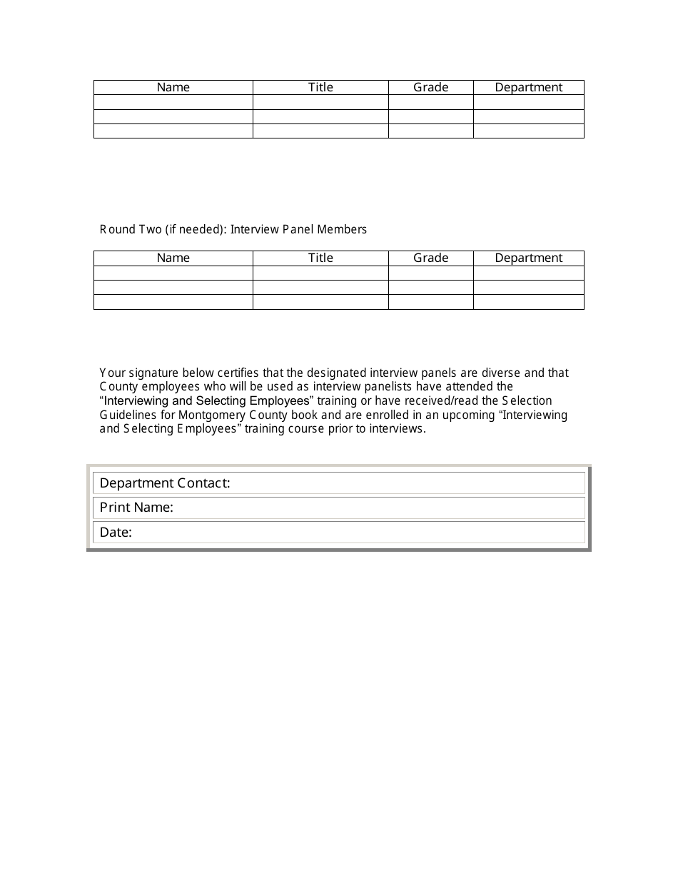 Recruitment Service Level Agreement (Mls) - Montgomery County, Maryland, Page 3