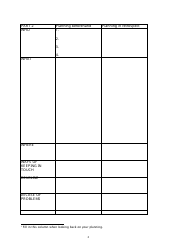 Work Schedule Template, Page 2