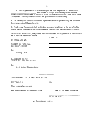 Escrow Agreement Template - Massachusetts, Page 2