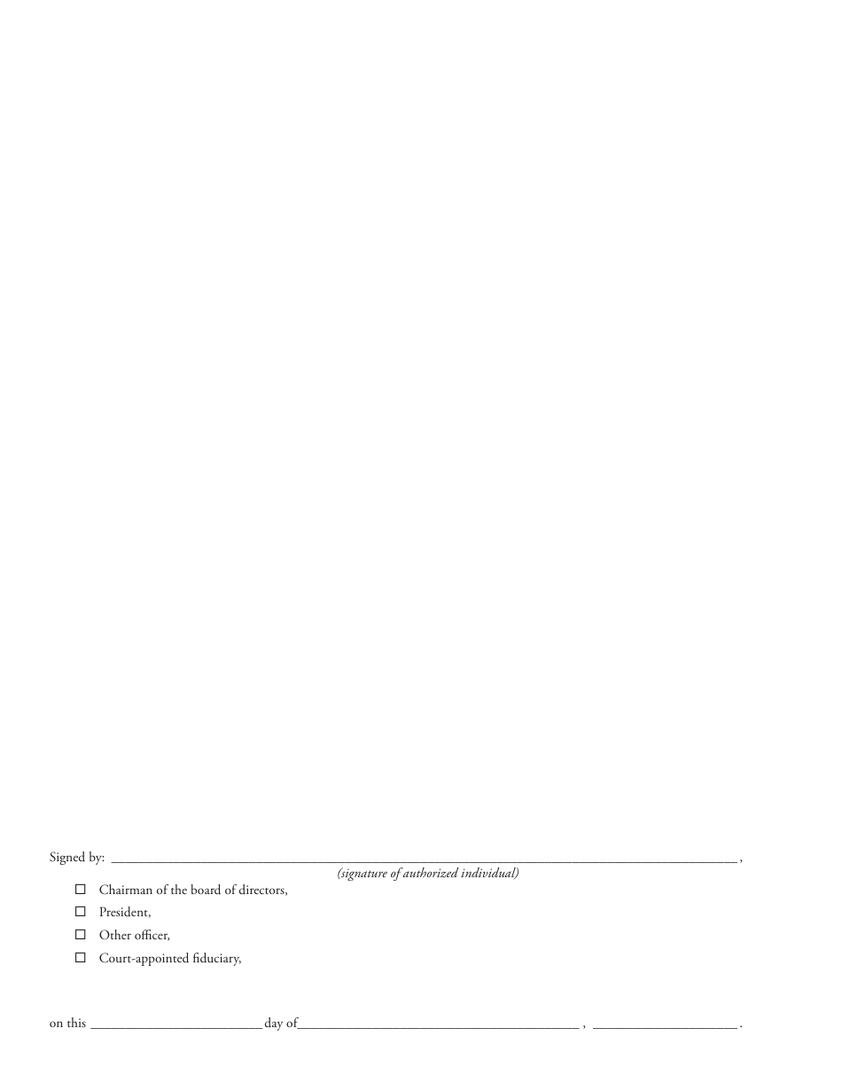 Articles of Amendment - Massachusetts, Page 3