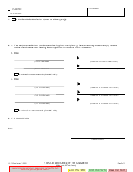 Form UD-115 Stipulation for Entry of Judgment (Unlawful Detainer) - California, Page 2