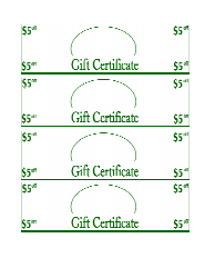 5 Dollars off Gift Certificate Template Download Printable PDF ...