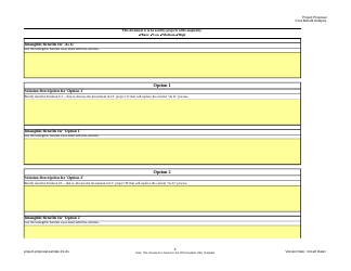 Project Proposal Template - Cost Benefit Analysis, Page 4