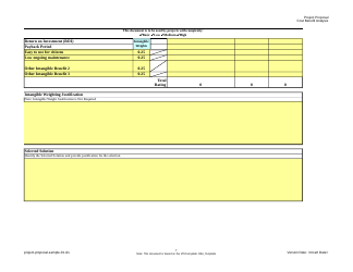 Project Proposal Template - Cost Benefit Analysis, Page 7
