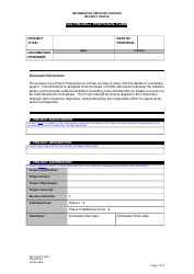 Isd Project Proposal Form - Flinders University
