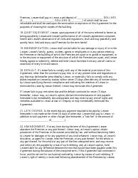 Lease Agreement Template - Big Text, Page 5