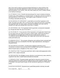 Lease Agreement Template - Big Text, Page 6