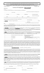 Contract of Employment - New Employee - Georgia (United States)