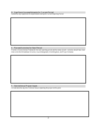 Project Status Report Template - Ten Points, Page 2