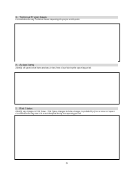 Project Status Report Template - Ten Points, Page 3