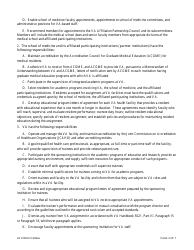 VA Form 10-0094a Medical Education Affiliation Agreement Between Department of Veterans Affairs (VA), and a School of Medicine and Its Affiliated Participating Institutions, Page 3