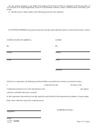 VA Form 10-6056A Lease, Page 4