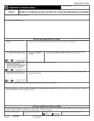 VA Form 21-4176 Report of Accidental Injury in Support of Claim for Compensation or Pension, Page 2