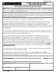 Document preview: VA Form 0926d Waiver & Release of Liability and Other Use Release