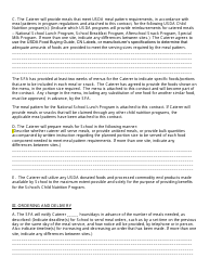 Catering Contract Template - North Carolina, Page 2