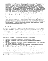 Catering Contract Template - North Carolina, Page 7