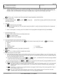 Form CM-110 Case Management Statement - California, Page 2