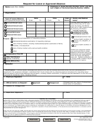 OPM Form 71 Request for Leave or Approved Absence
