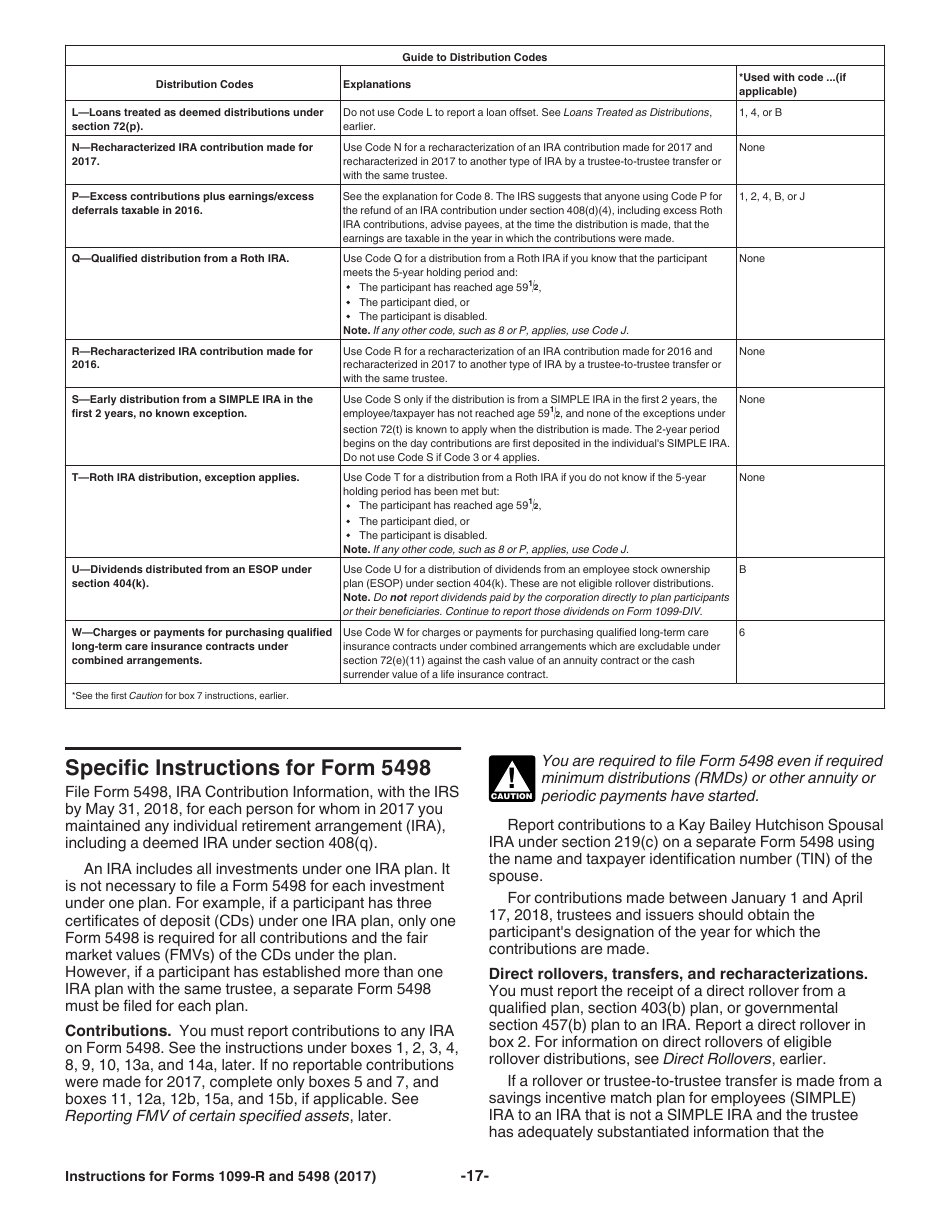 Download Instructions For Irs Form 1099 R 5498 Distributions From Pensions Annuities 3803