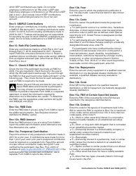 Instructions for IRS Form 1099-R, 5498 Distributions From Pensions, Annuities, Retirement or Profit-Sharing Plans, IRAs, Insurance Contracts, Etc. and Ira Contribution Information, Page 22