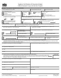 Form SF-2821 Agency Certification of Insurance Status, Page 2