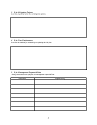 Risk Management Plan Template, Page 2