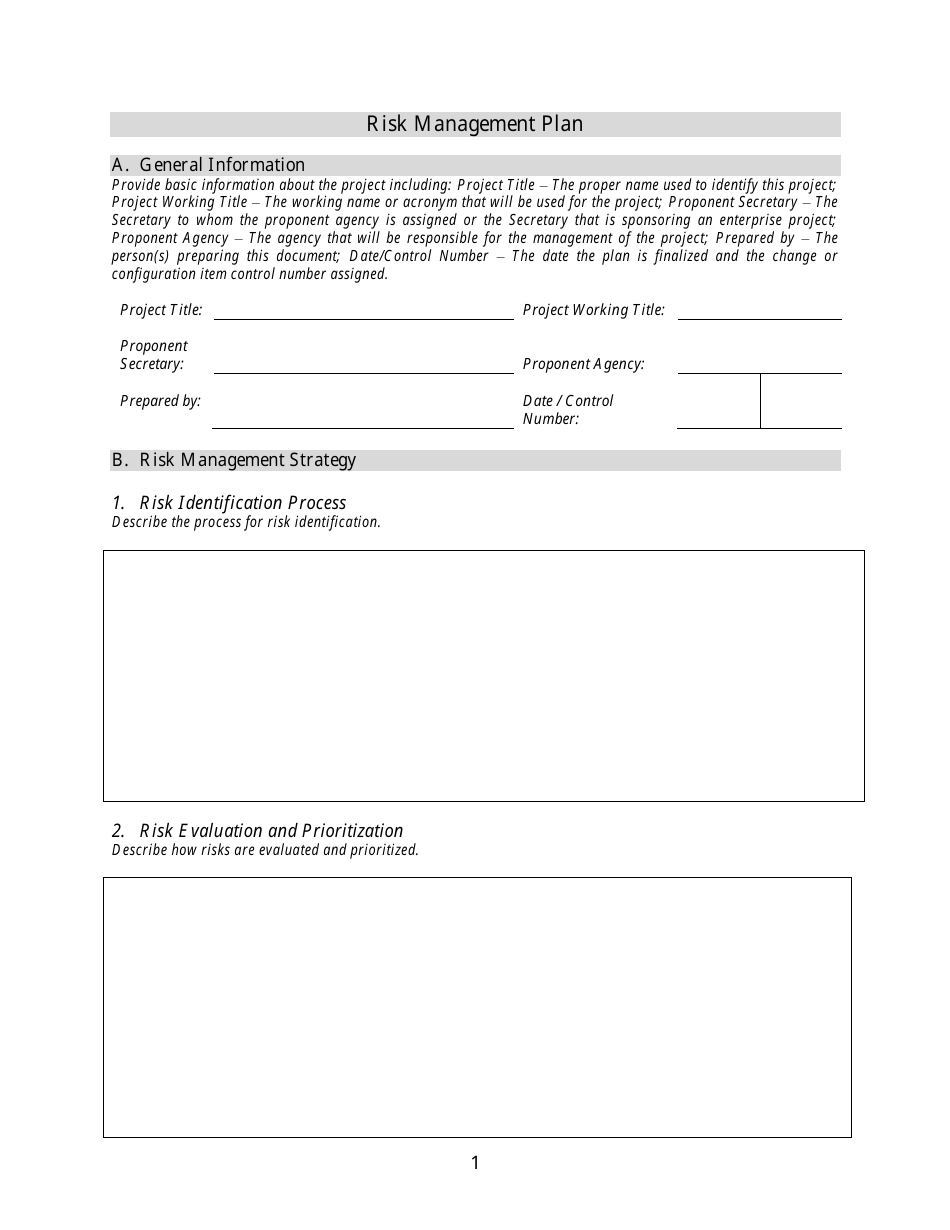 risk-management-plan-template-download-printable-pdf-templateroller