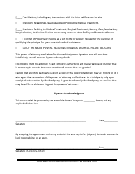 Power of Attorney Form - Oregon, Page 2