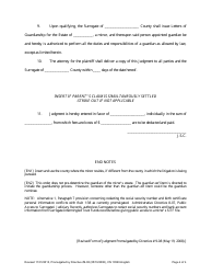 Form 10520 Judgment Approving Minor&#039;s Settlement and Directing the (Deposit) (Investment) of Funds - New Jersey, Page 4