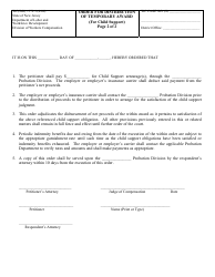 Form WC(DO)-379 Order for Distribution of Temporary Award (For Child Support) - New Jersey, Page 2