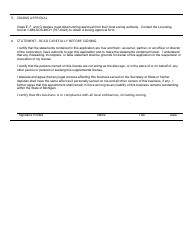 Form AR-0066 Vehicle Dealer Supplemental Location License Application - Michigan, Page 2