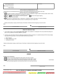 Form FL-455 Stay of Service of Earnings Assignment and Order - California, Page 2