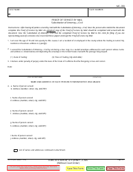 Form MC-050 Substitution of Attorney - Civil (Without Court Order) - California, Page 2