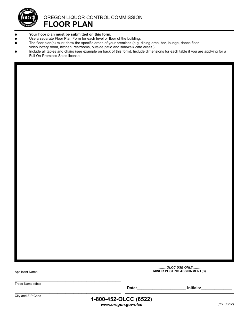 Oregon Floor Plan - Fill Out, Sign Online and Download PDF | Templateroller