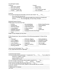&quot;Functional Capacity Evaluation Paperwork - Wellspan Rehabilitation&quot;, Page 5