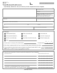 Form AP-224 Texas Business Questionnaire - Texas