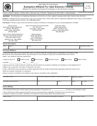 Document preview: Form TC-820 Exemption Affidavit for Utah Emission Testing - Utah