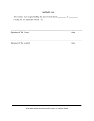 Vacation Rental Lease Agreement Template, Page 4