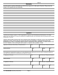 Form SSA-B20-BK Work Activity Report - Self-employment, Page 7