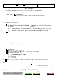 Form GC-320 Citation for Conservatorship - California, Page 3
