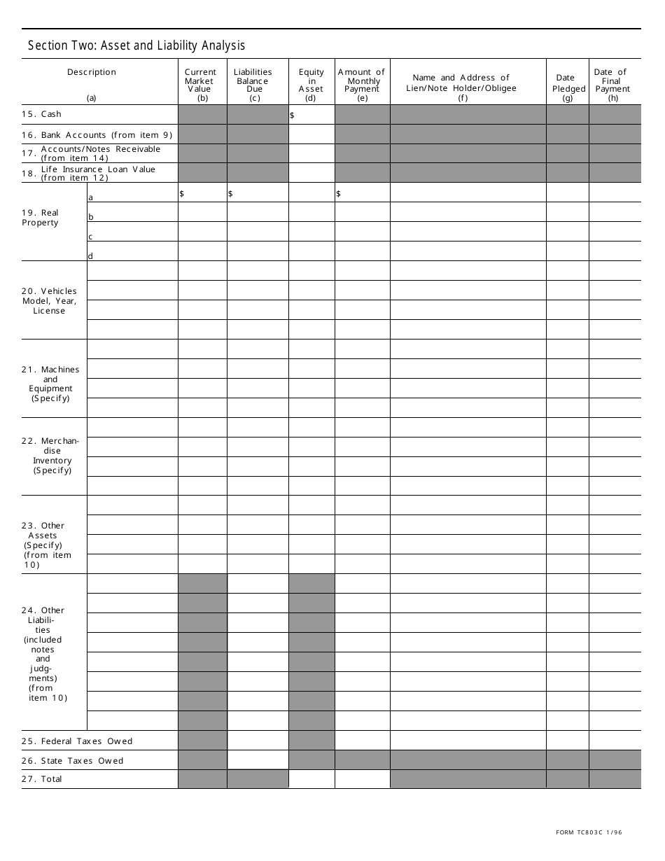 Form TC-803 Collection Information for Businesses - Utah, Page 3