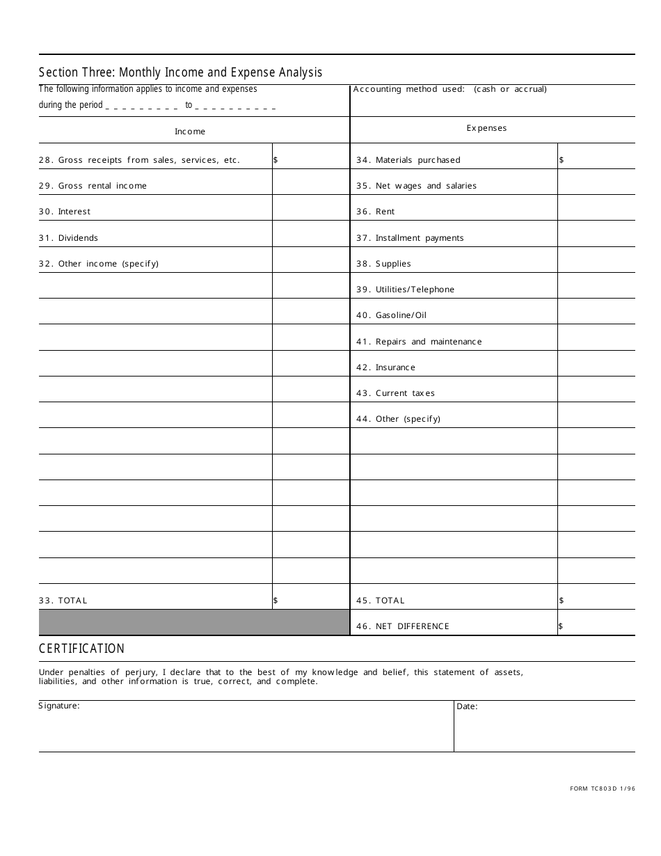 Form TC-803 Collection Information for Businesses - Utah, Page 4