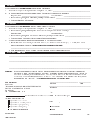 Form DR-1214 Application for Temporary Tax Exemption Permit - Florida, Page 2