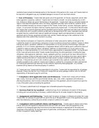 Apartment Lease Agreement Template - New York, Page 2