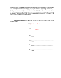 Apartment Lease Agreement Template - New York, Page 4