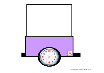 Visual Timetable Train With Blank Clocks Template, Page 14