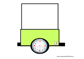 Visual Timetable Train With Blank Clocks Template, Page 15