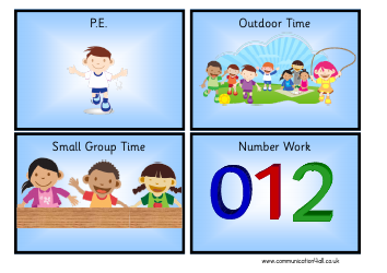 Visual Timetable Train With Blank Clocks Template, Page 18