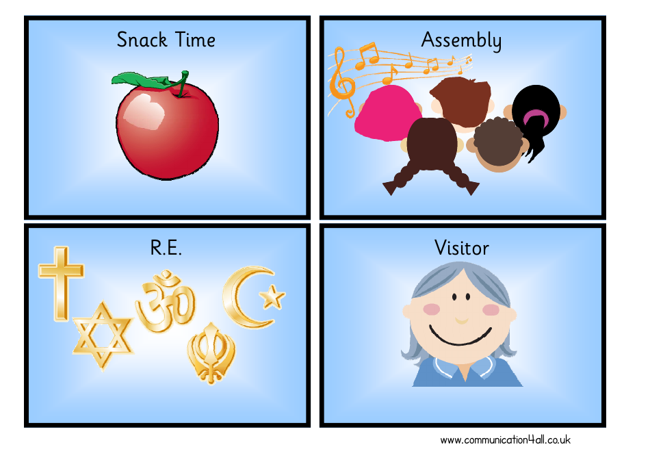 Visual Timetable Train With Blank Clocks Template, Page 19