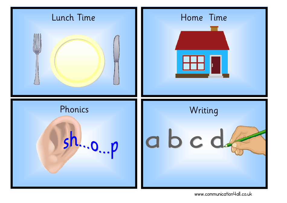 Visual Timetable Train With Blank Clocks Template, Page 21